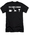 1 Funny Lemur Animal Zookeeper Wildlife Simple Man Lukas Davis T-Shirt