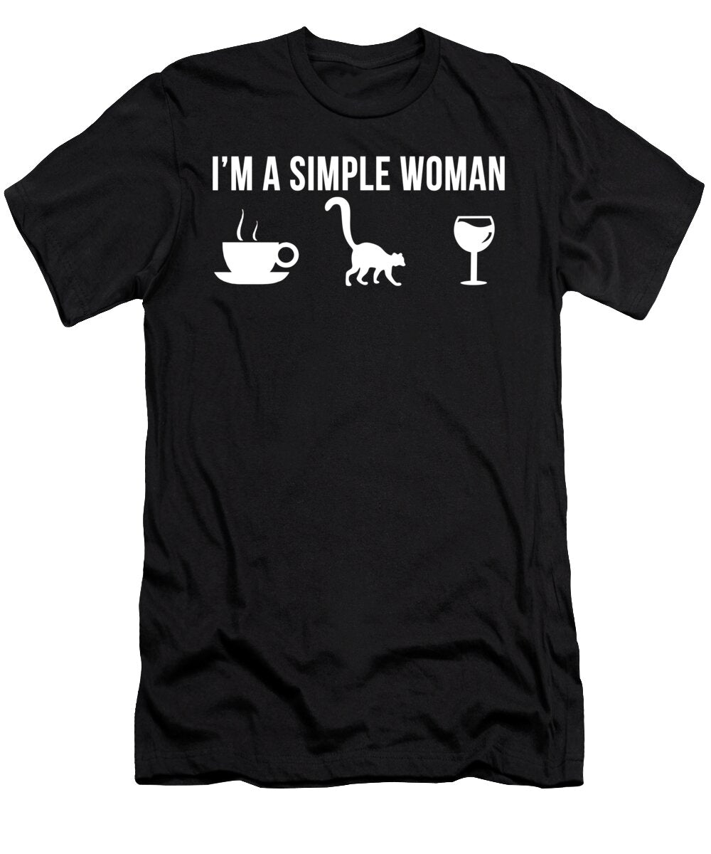 1 Funny Lemur Animal Zookeeper Wildlife Simple Man Lukas Davis T-Shirt