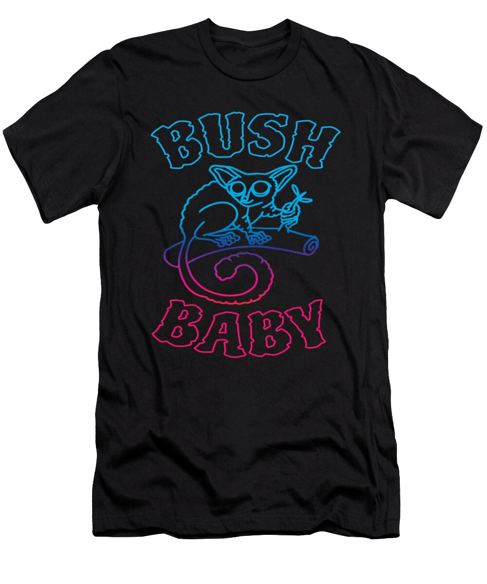 2 Bush Baby Galagos Monkey Mooon T-Shirt