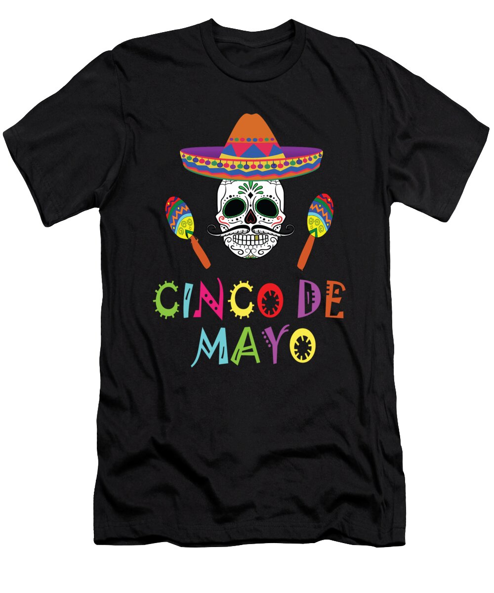 2 Viva Cinco De Mayo Fiesta Mexican Party Drinking Art Grabitees T-Shirt