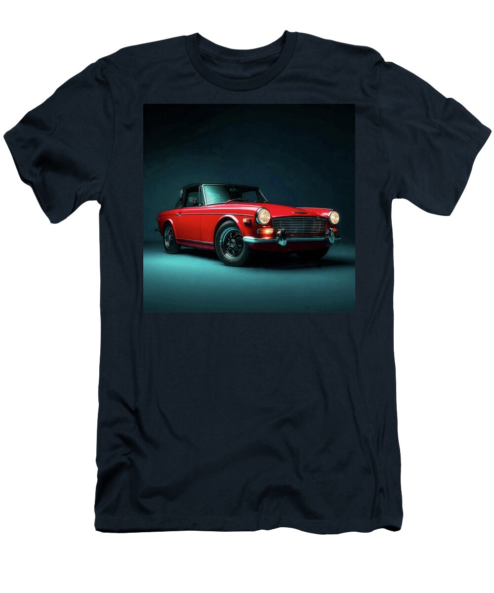 Classic Red Triumph Tr6 Esoterica Art Agency T-Shirt