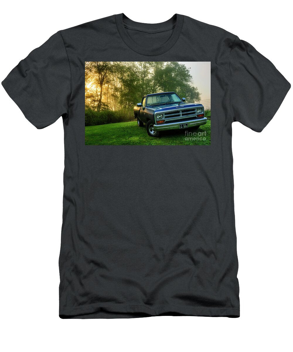 Dew Covered Dodge Ram 100 Thomas R Fletcher T-Shirt