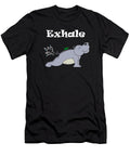 Exhale Yoga Hippo Cute Hippos Funny Hippopotamus White Henry B T-Shirt