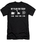 Funny Lemur Animal Zookeeper Wildlife My Plan for Today Lukas Davis T-Shirt