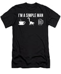 Funny Lemur Animal Zookeeper Wildlife Simple Man Lukas Davis T-Shirt