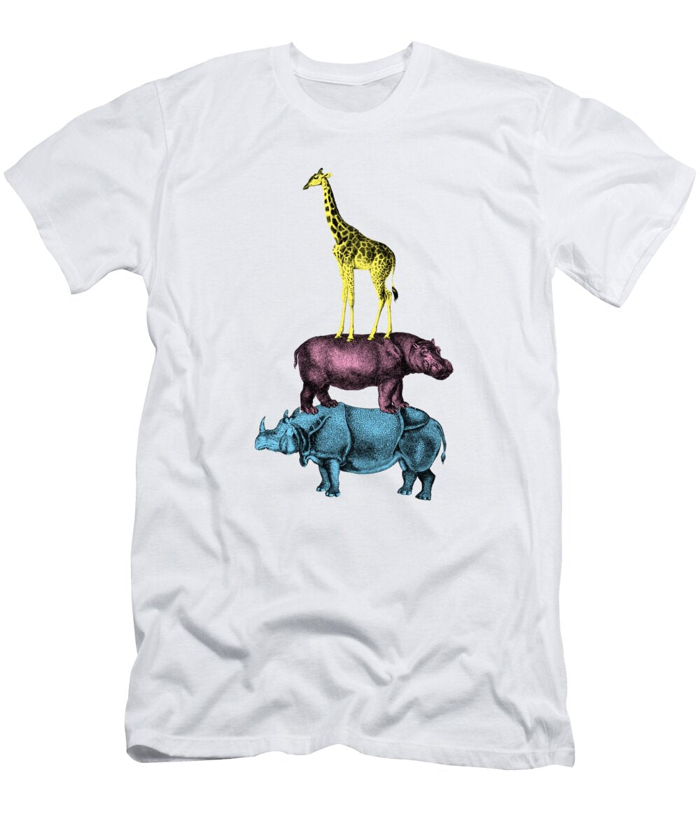 Funny Safari Animals Madame Memento T-Shirt