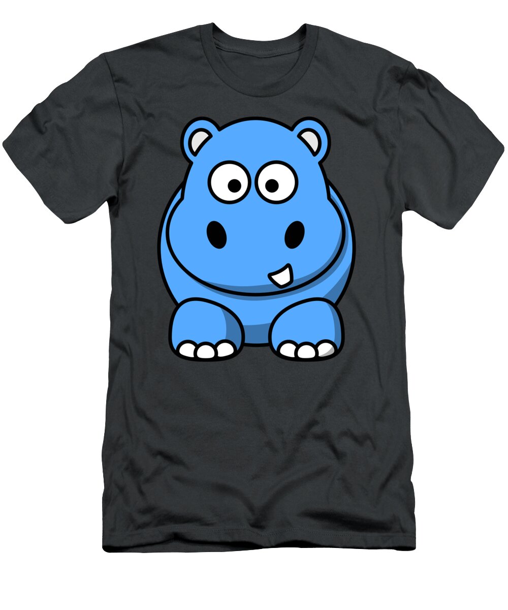 Hippo Hippopotamus Mammal Safari Cartoon Funny Gift Ideas T-Shirt
