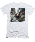 Hippo in New York Flood Elisabeth Lucas T-Shirt