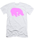 I Love Hippos Cute Hippo Funny Hippopotamus Pink Henry B T-Shirt