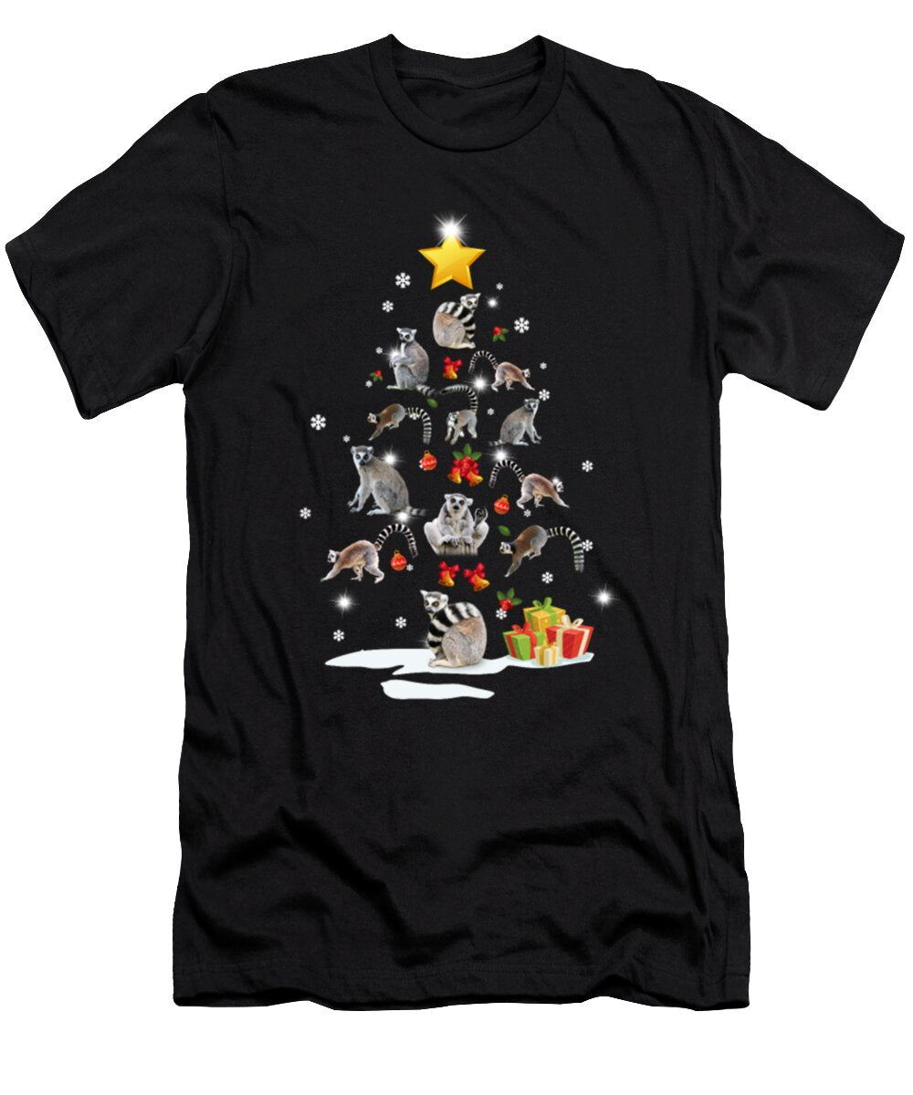 Lemur Christmas Tree Lemur Xmas Funny Gift Tinh Tran Le Thanh T-Shirt