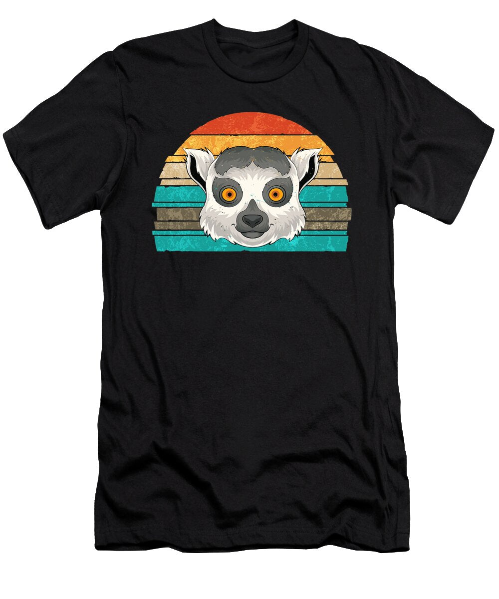 Monkey Madagascar Zoo Animal Lover Retro Lemur Dhbubble T-Shirt