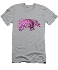 Pink Fractal Hippo Elisabeth Lucas T-Shirt