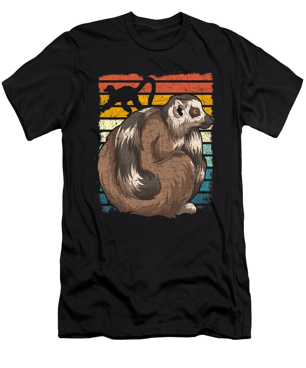 Sifakas Monkey Zoo Animal Lover Madagascar Retro Lemur Dhbubble T-Shirt