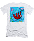 Sleepy Sloth Original Handpainted Conservation Art for Endangered Animals Artivist Megan Aroon Megan Duncanson T-Shirt
